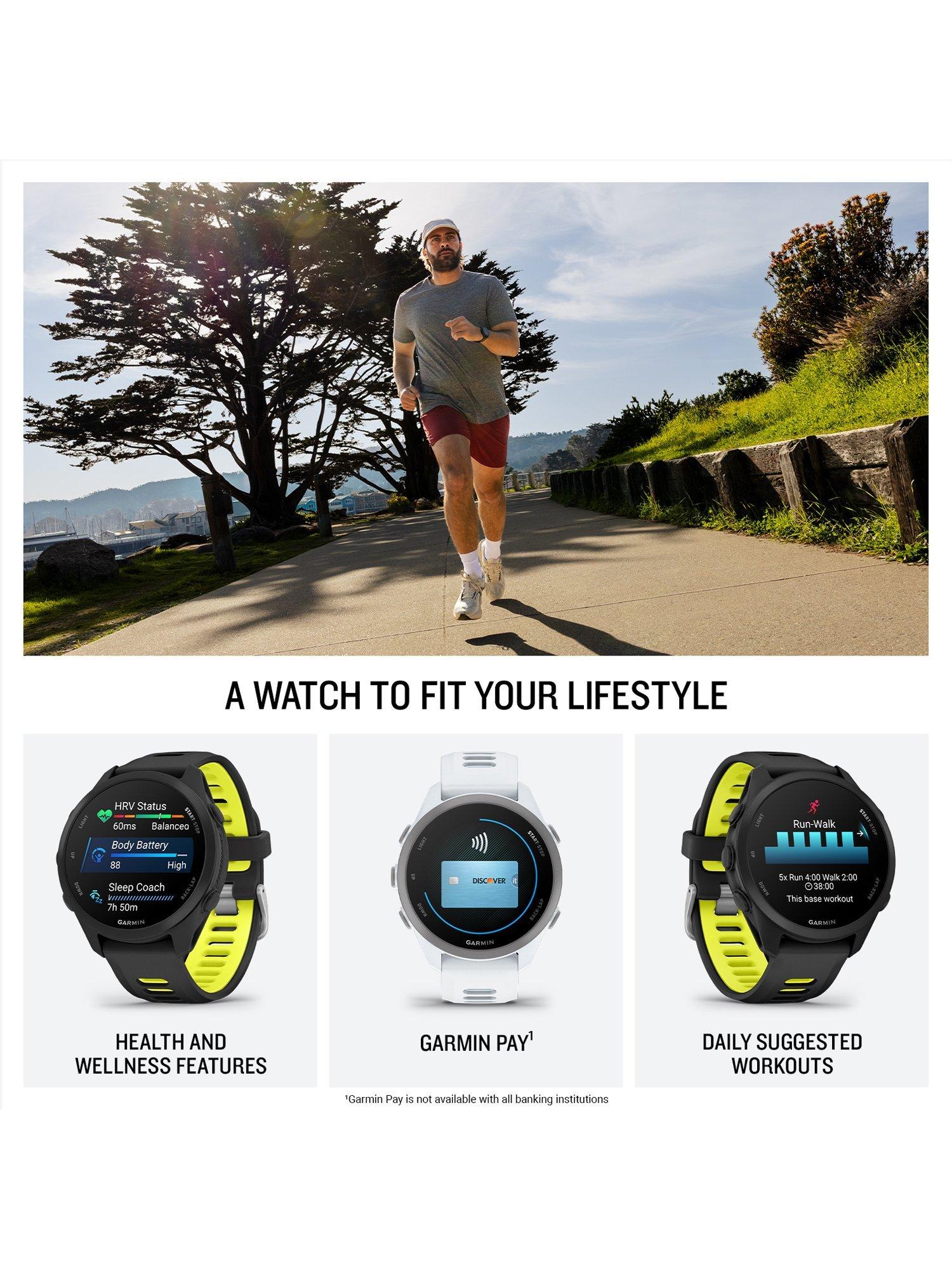 Garmin Forerunner 170 GPS running smartwatch - British product