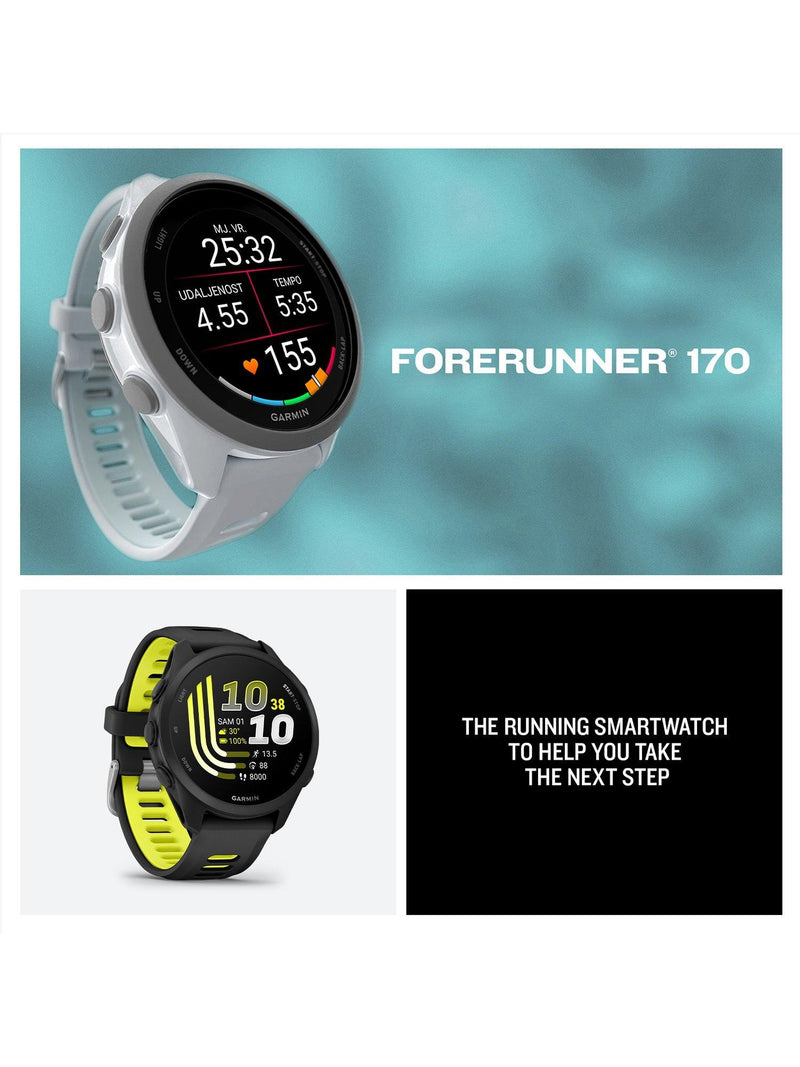 Garmin Forerunner 170 GPS running smartwatch - British product