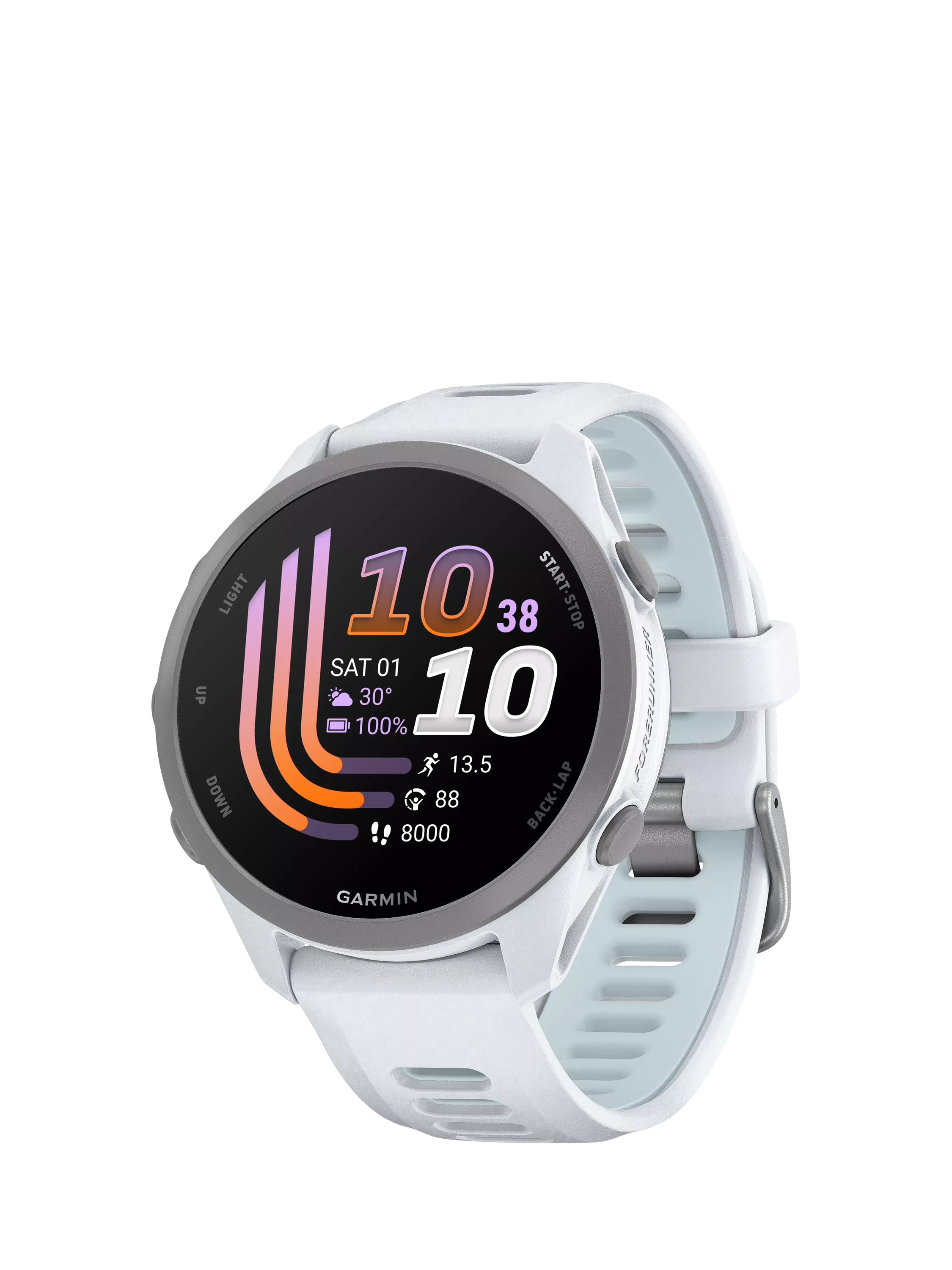 Garmin Forerunner 170 GPS Running Smartwatch, Black with Black/Amp Yellow Band