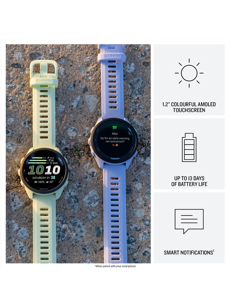 Garmin Forerunner 70 GPS running smartwatch black 42mm, UK version