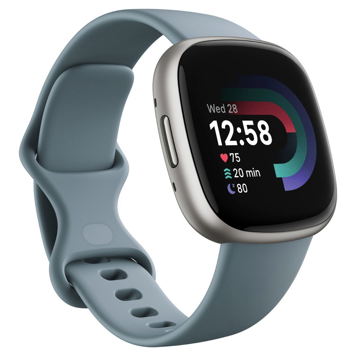 Fitbit smart watch Versa 4 Waterfall Blue 40mm, UK version