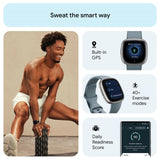Fitbit smart watch Versa 4 Waterfall Blue 40mm, UK version