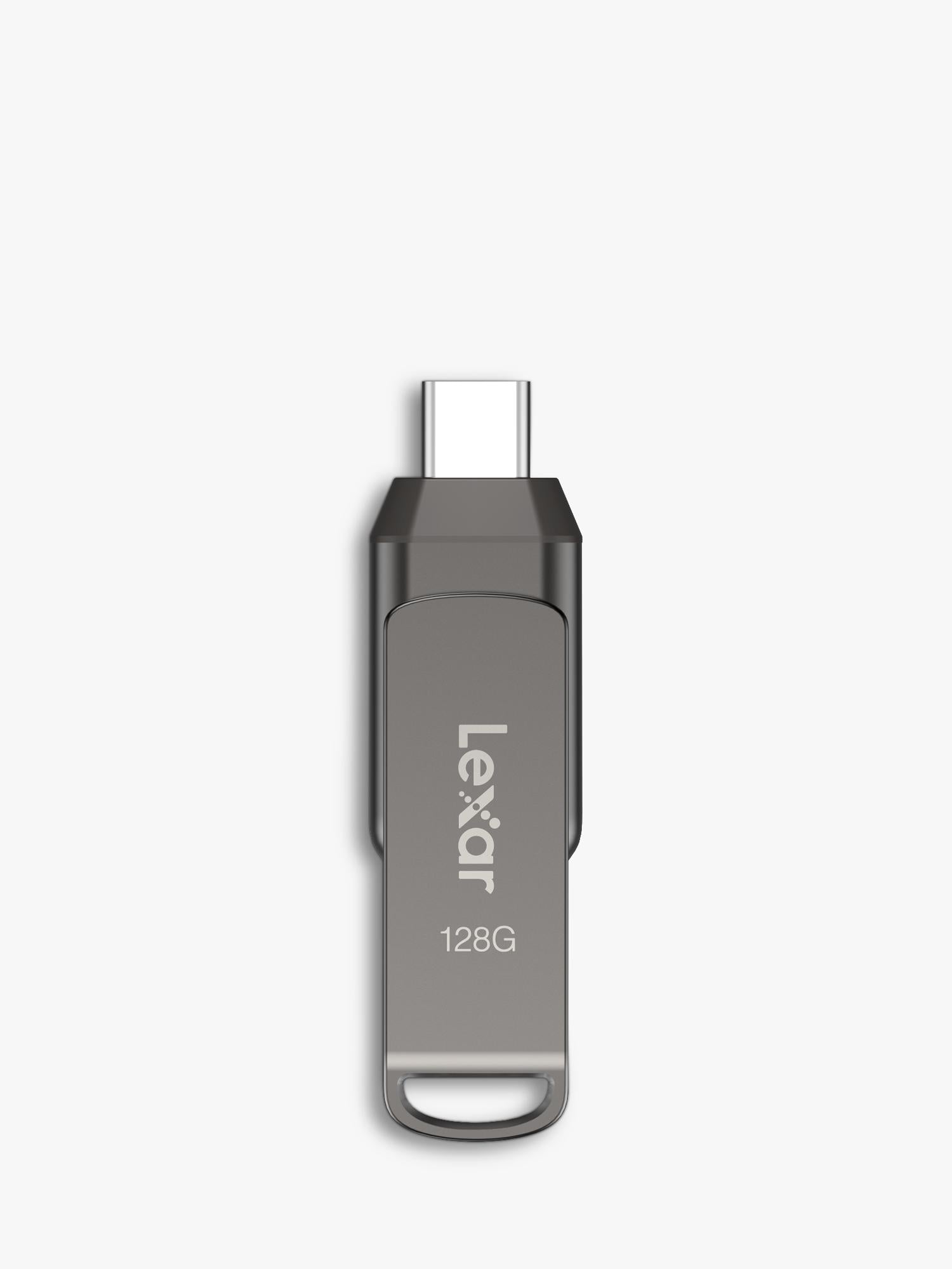 Lexar 128GB dual drive USB flash drive (British brand)