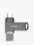 Lexar 128GB dual drive USB flash drive (British brand)