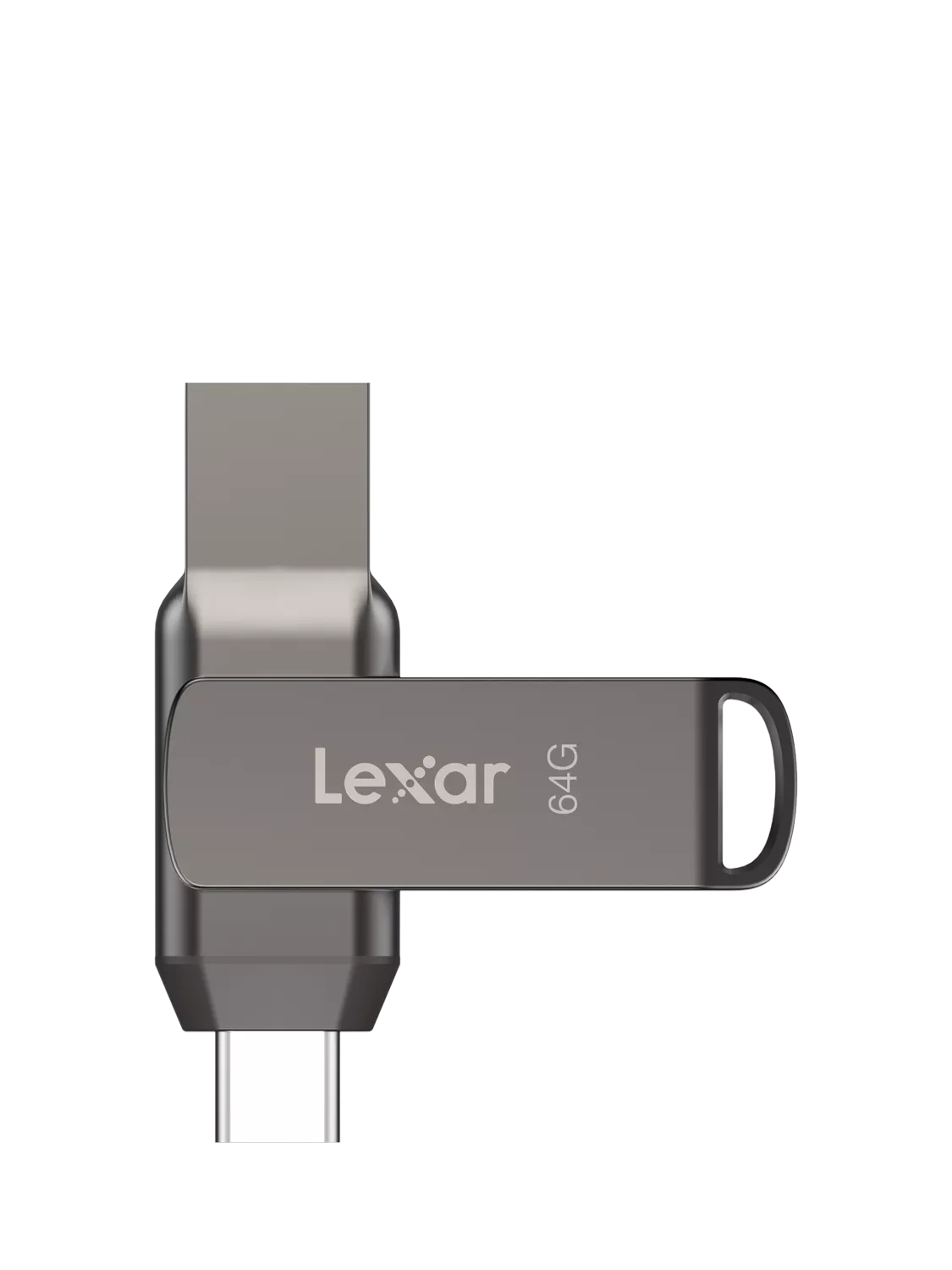 Lexar JumpDrive D400 64GB USB flash drive, imported from the UK