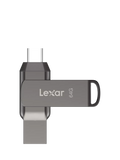 Lexar JumpDrive D400 64GB USB flash drive, imported from the UK