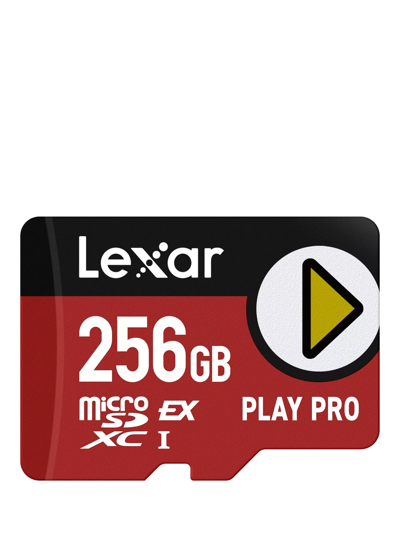 Lexar Play Pro MicroSDXC card 256GB - British product