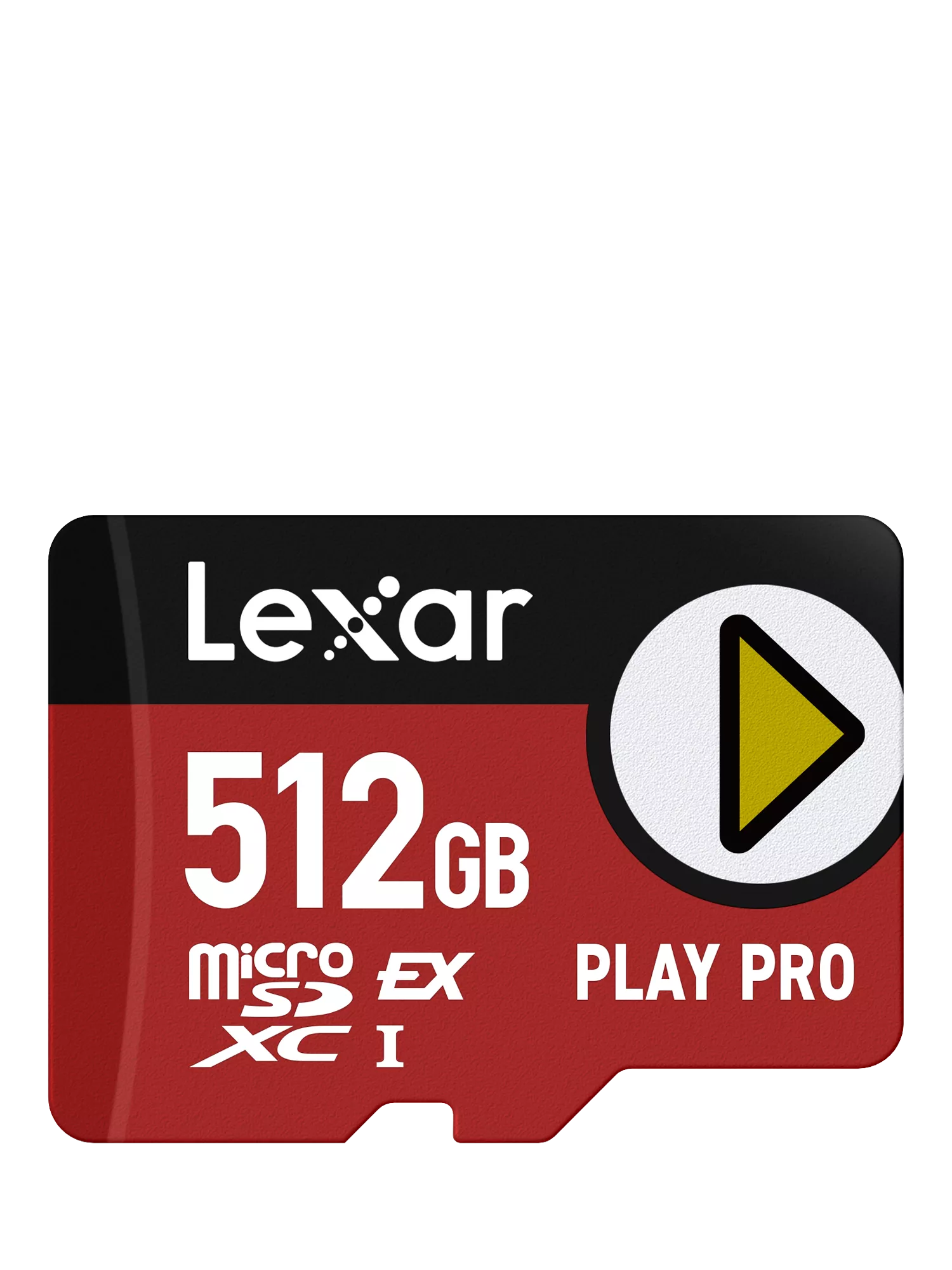 Lexar PLAY PRO microSDXC 512GB memory card, UK version
