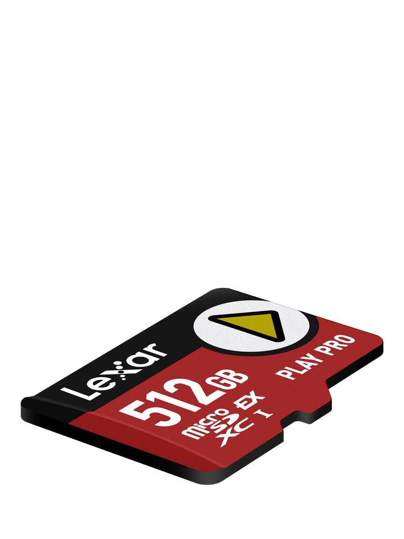 Lexar PLAY PRO microSDXC 512GB memory card, UK version