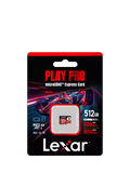 Lexar PLAY PRO microSDXC 512GB memory card, UK version
