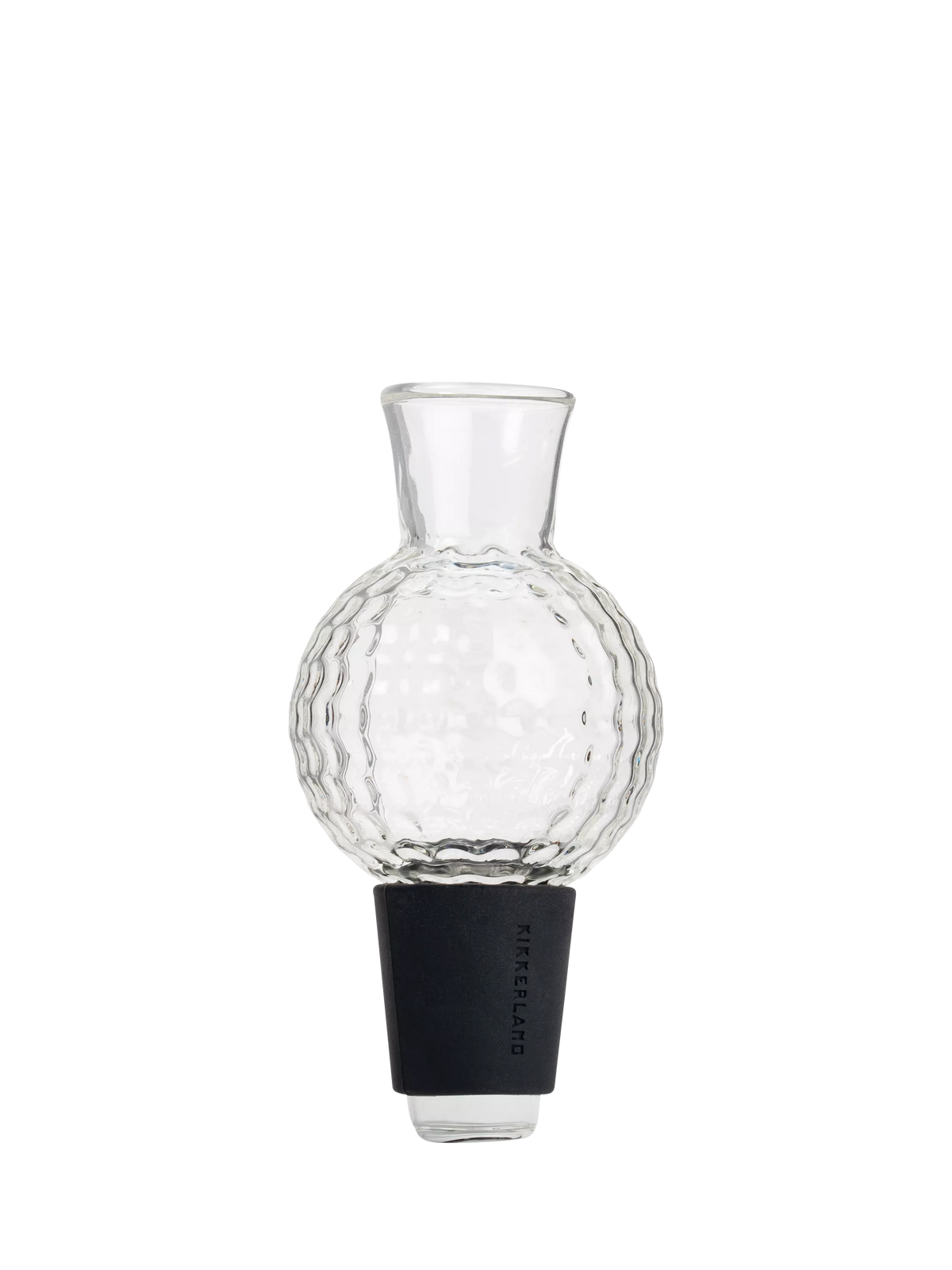 Kikkerland golf wine aerator glass ball with stopper - British product