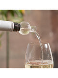 Kikkerland golf wine aerator glass ball with stopper - British product