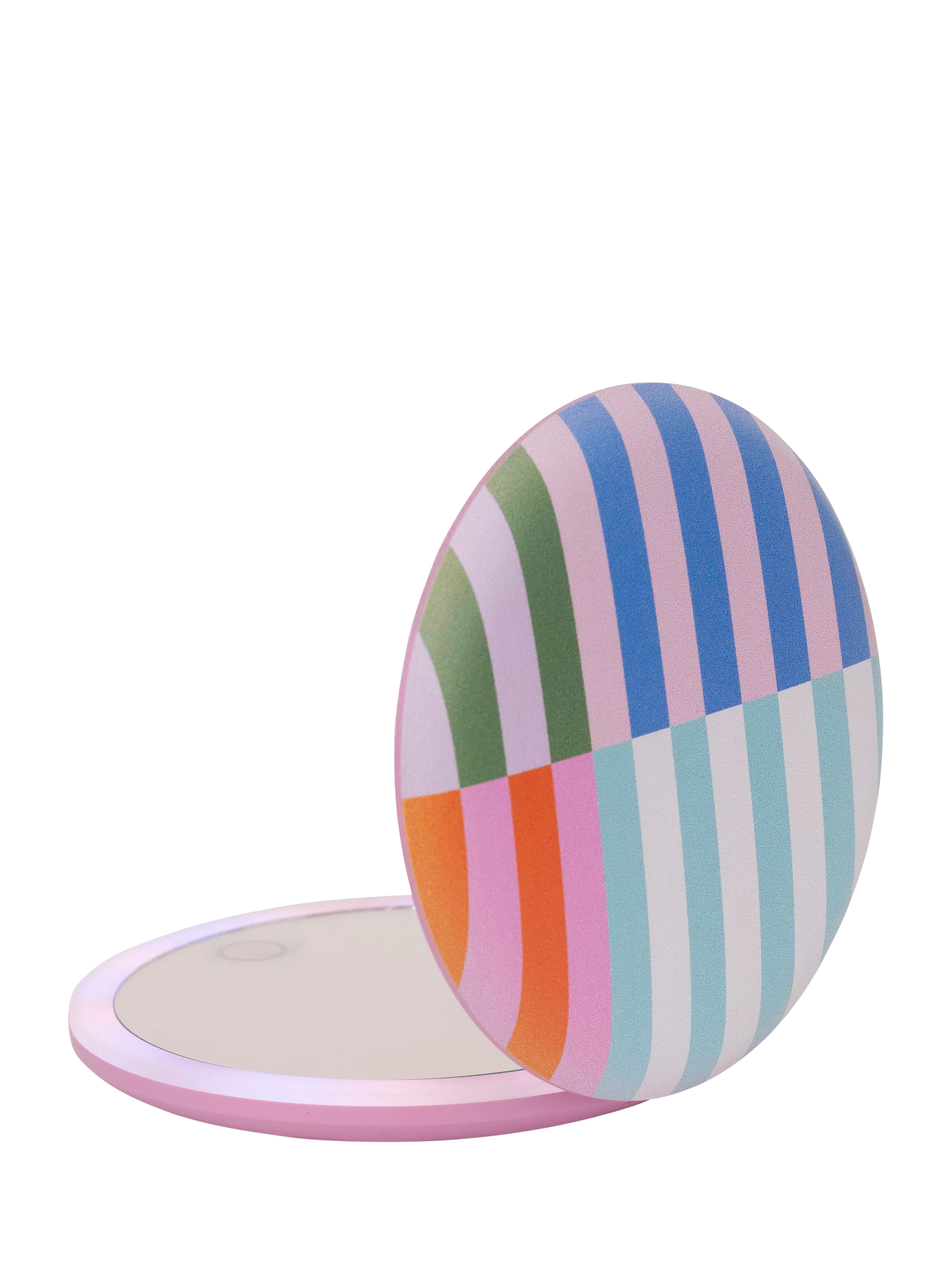 Kikkerland LED pocket mirror with adjustable lighting, imported from the UK