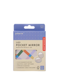 Kikkerland LED pocket mirror with adjustable lighting, imported from the UK