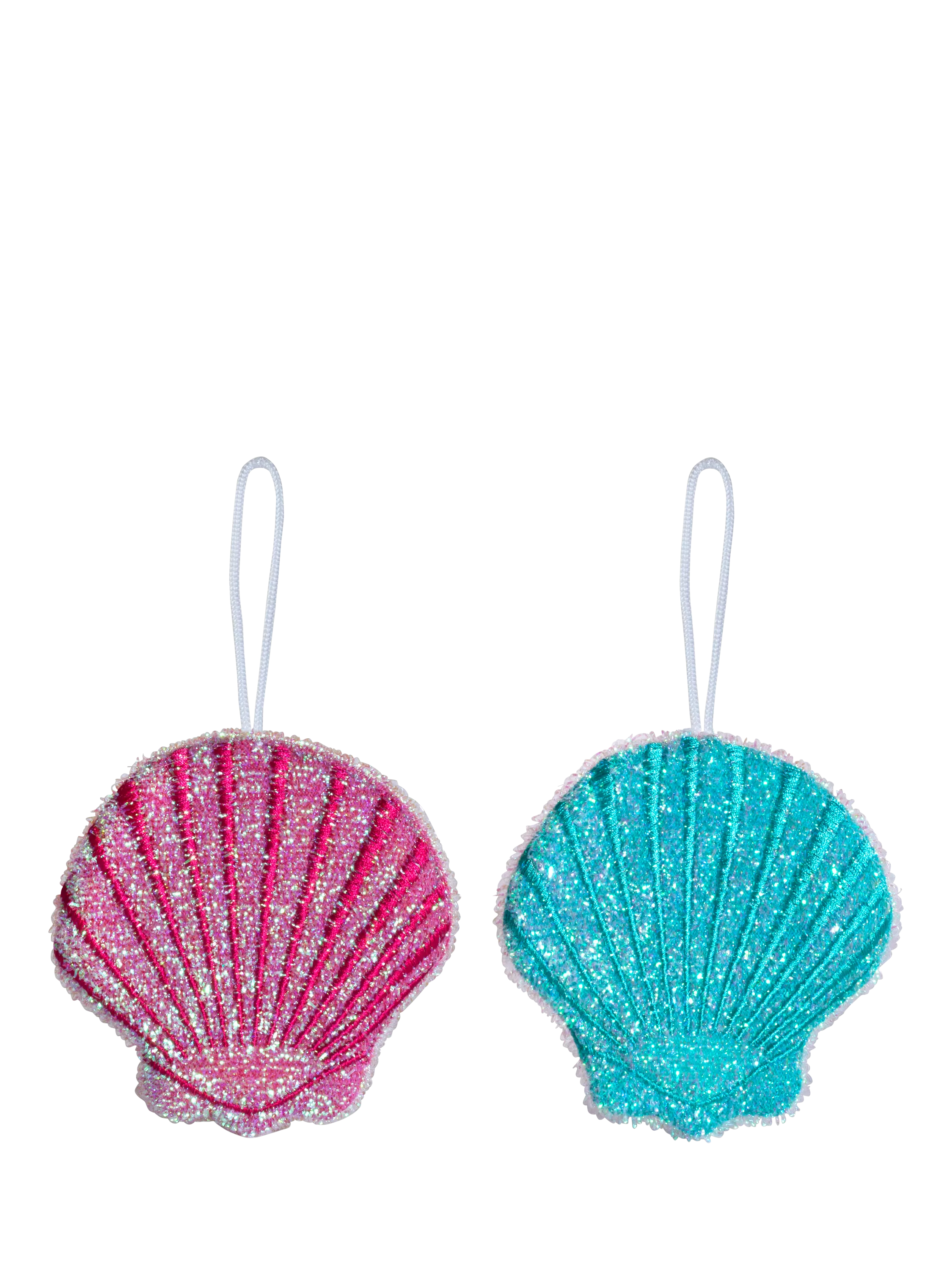 Kikkerland seashell scrub sponge pack of 2 - British product