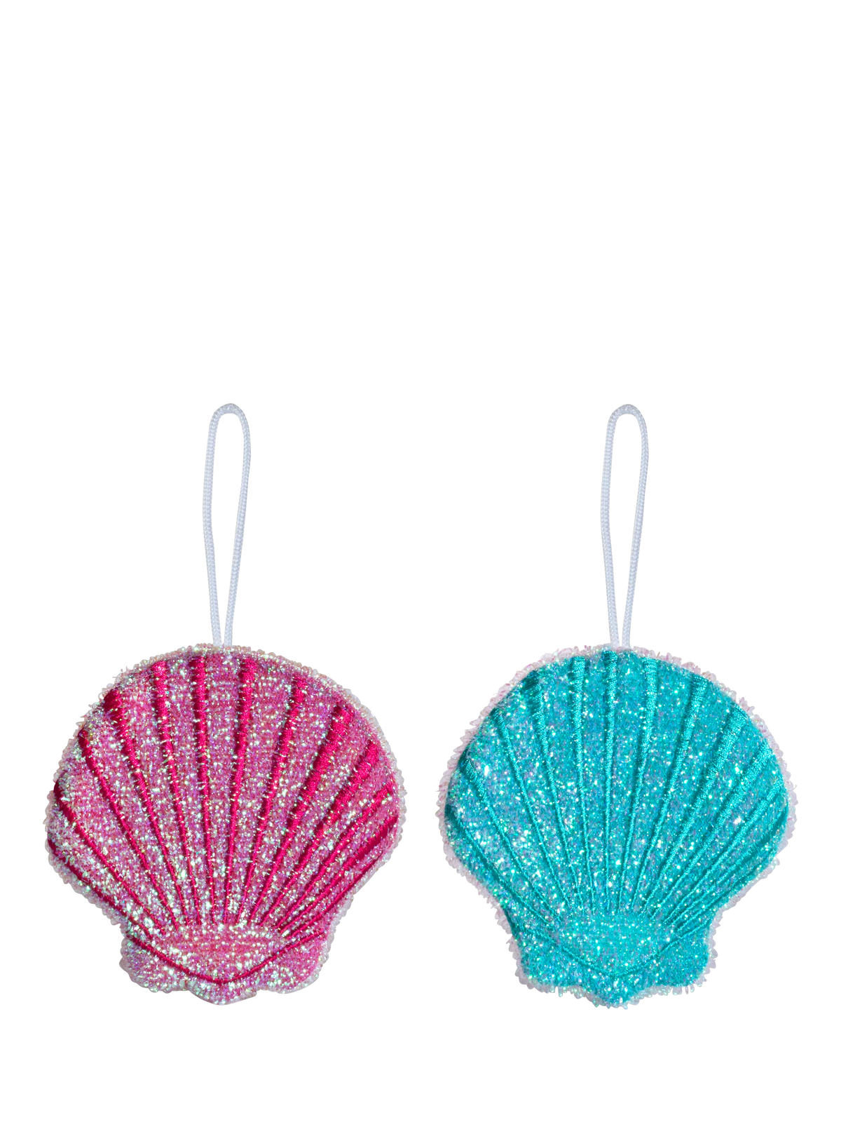 Kikkerland seashell scrub sponge pack of 2 - British product
