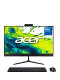 Acer Aspire C24 all-in-one desktop PC 23.8 inch black (British brand)