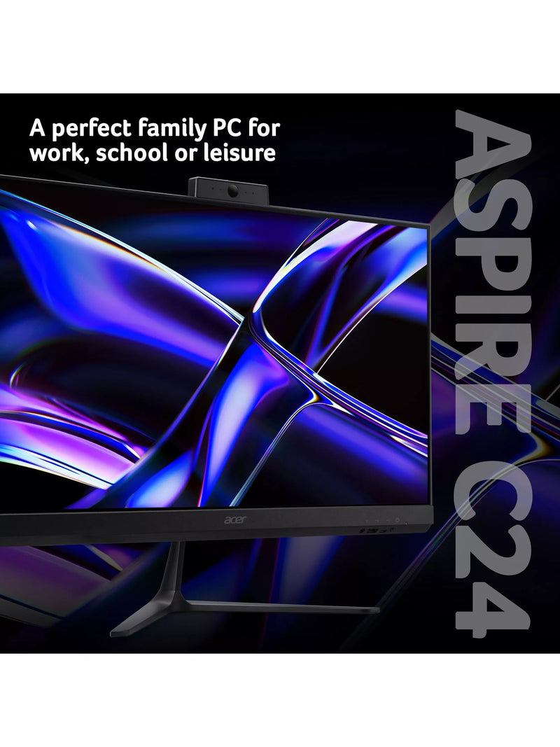 Acer Aspire C24 all-in-one desktop PC 23.8 inch black (British brand)