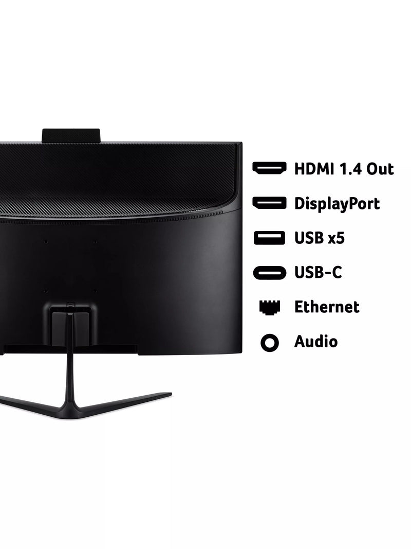 Acer Aspire C24 all-in-one desktop PC 23.8 inch black (British brand)