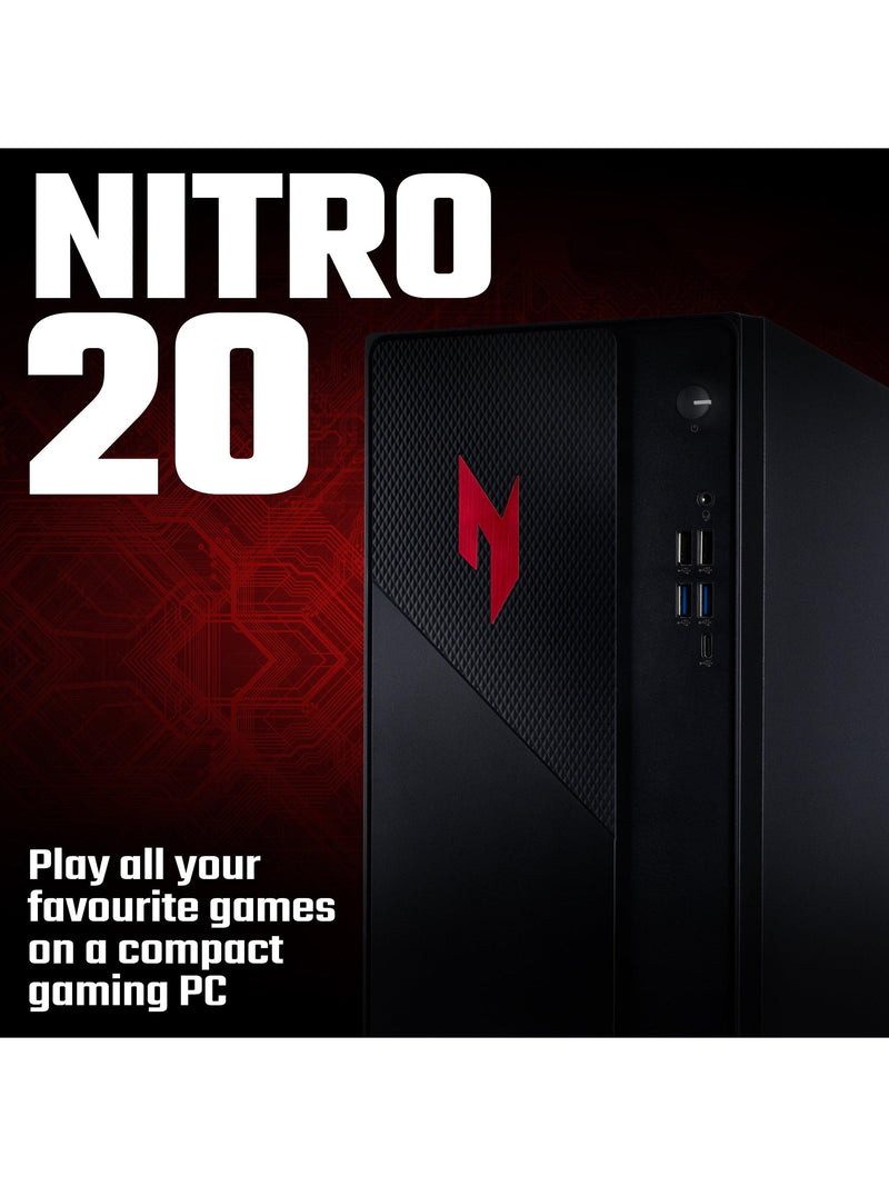 Acer Nitro 20 gaming desktop PC with RTX 5050, UK version