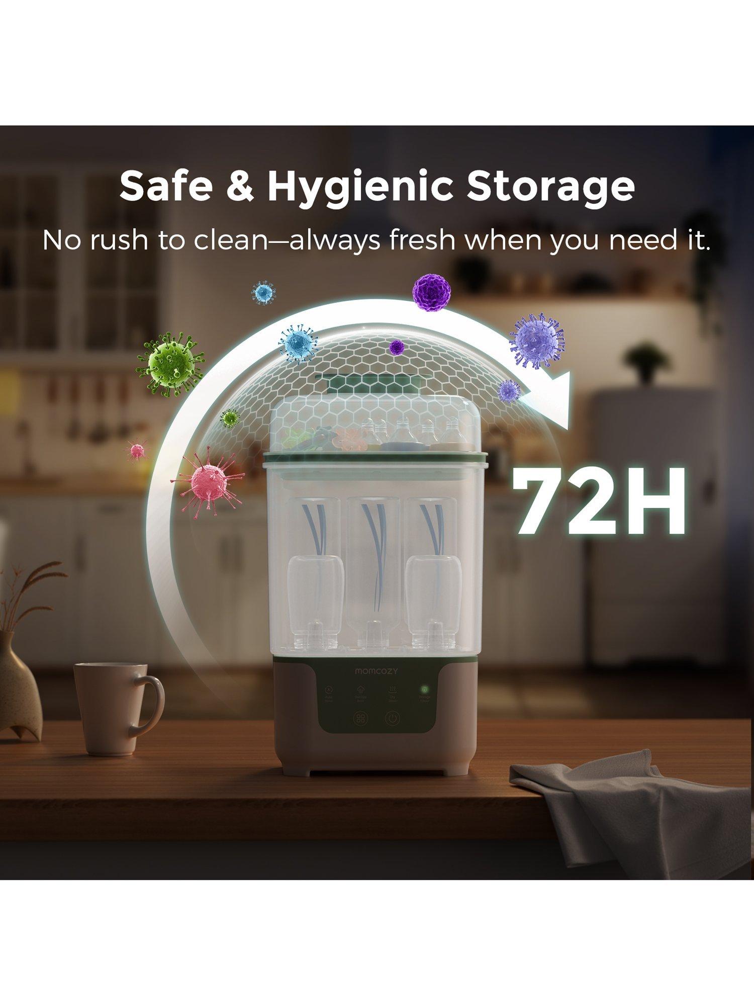 Momcozy compact bottle sterilizer and dryer multi - British product