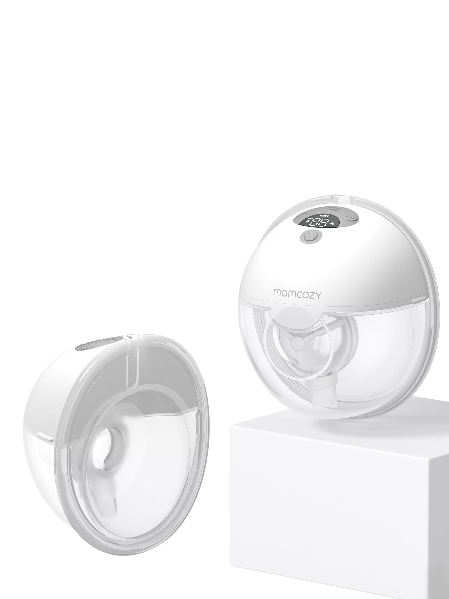 Momcozy M5 Smart wearable breast pump grey (British brand)