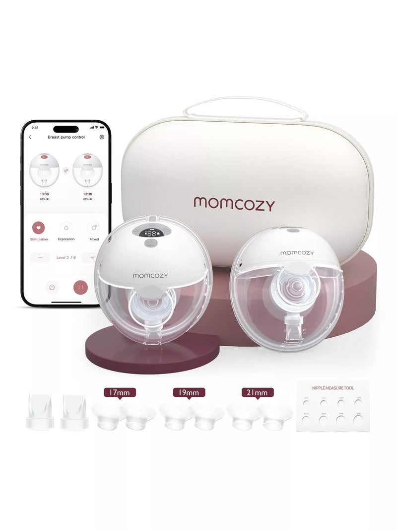 Momcozy M5 Smart wearable breast pump grey (British brand)