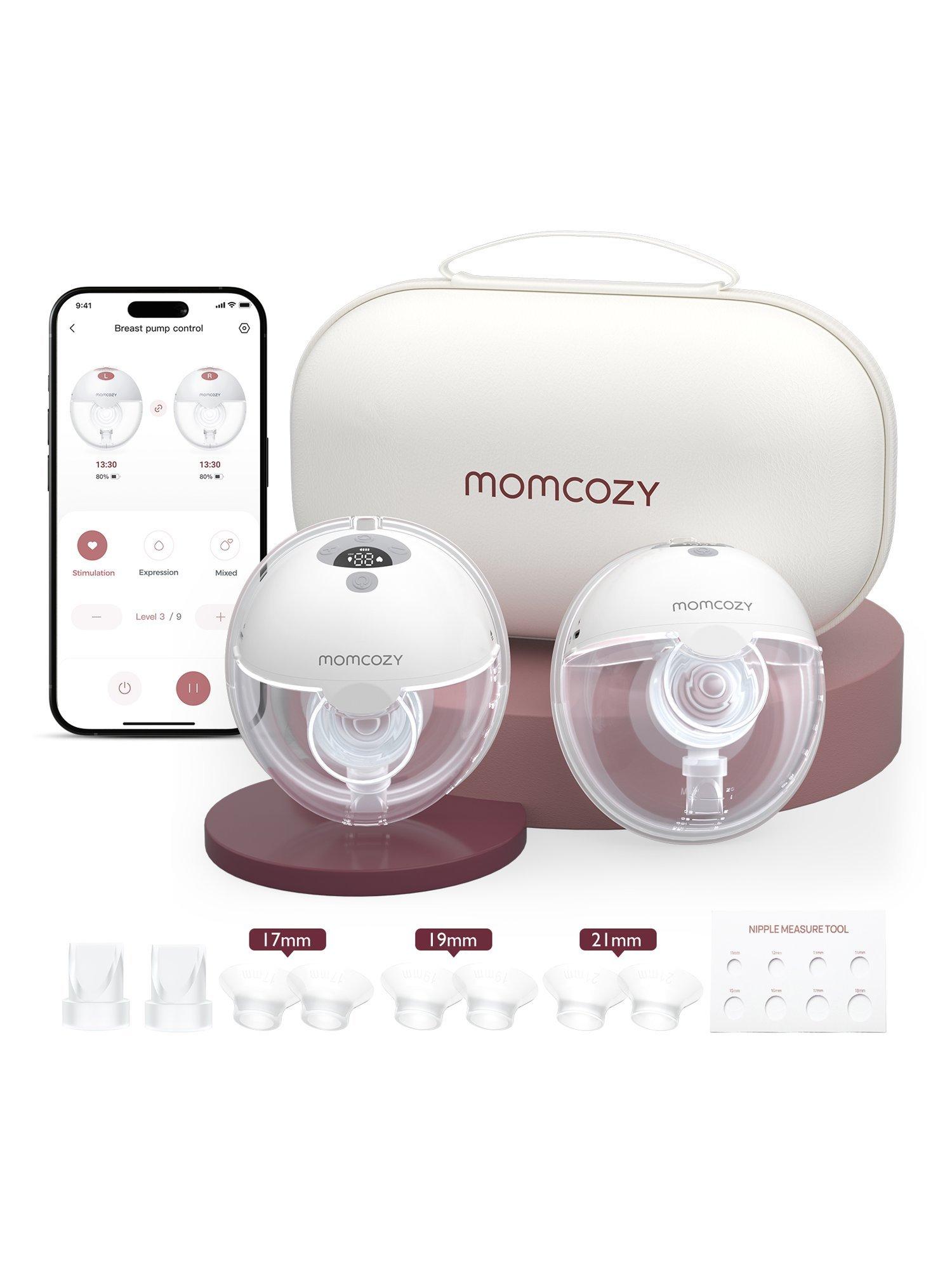Momcozy M5 Smart wearable breast pump grey (British brand)