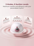 Momcozy M5 Smart wearable single electric breast pump, grey, imported from the UK