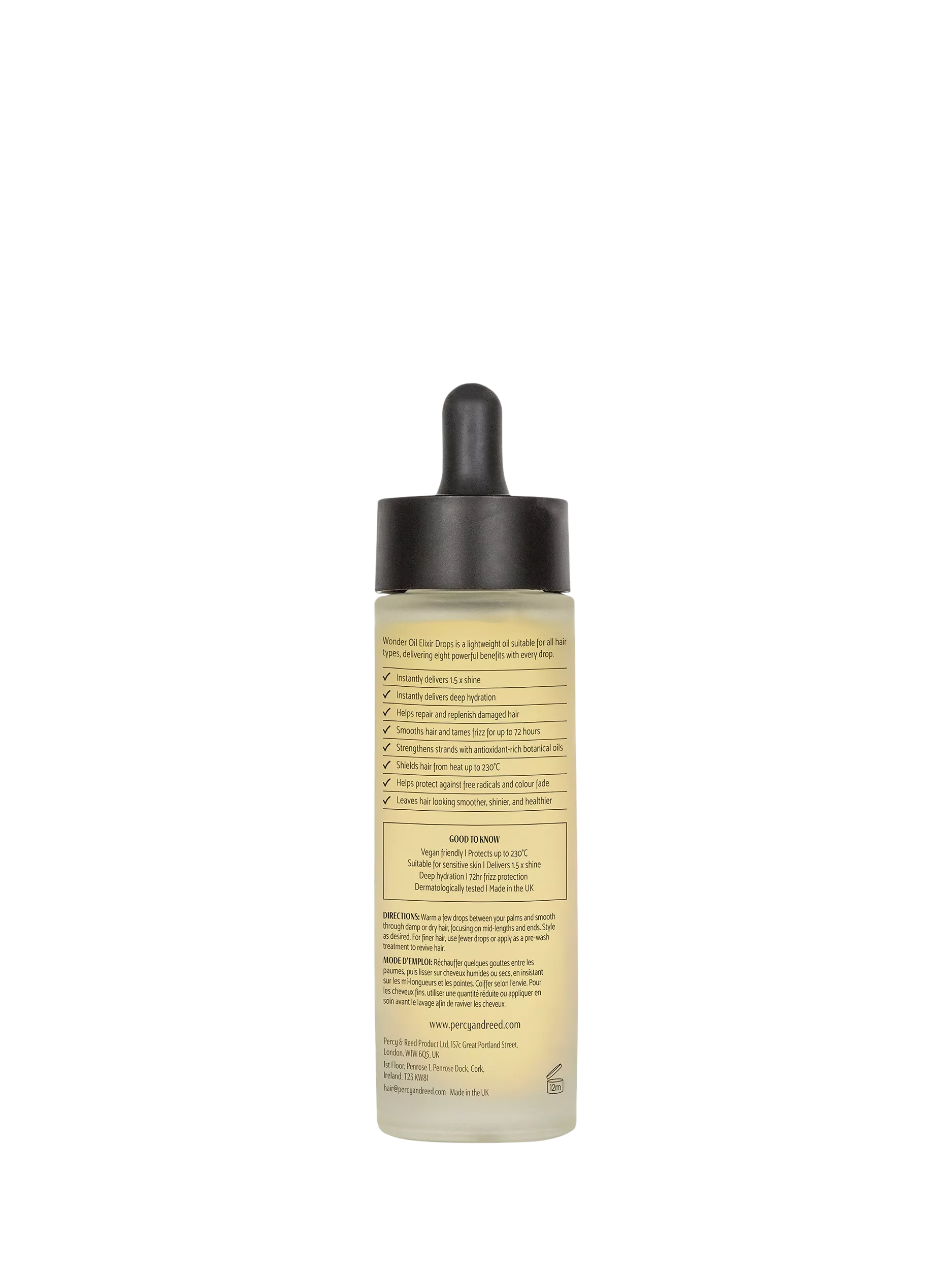 Percy & Reed Wonder Oil Elixir Drops 50ml (British brand)