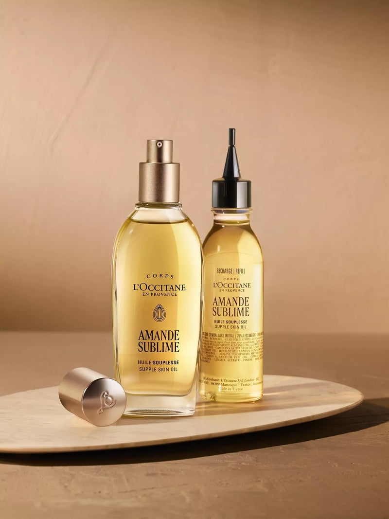 L'OCCITANE almond supple skin oil refill 100ml (British brand)