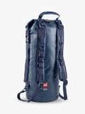 Red 30L waterproof roll top dry bag, British product
