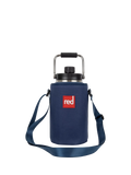 Red 2L insulated canteen bottle in blue, UK version