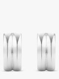 Dinny Hall sterling silver huggie hoop earrings, imported from the UK