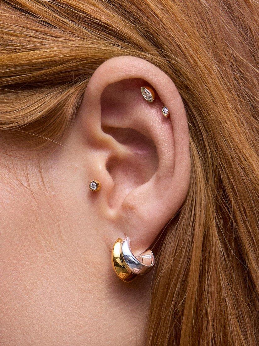 Dinny Hall large double hoop earrings - British product