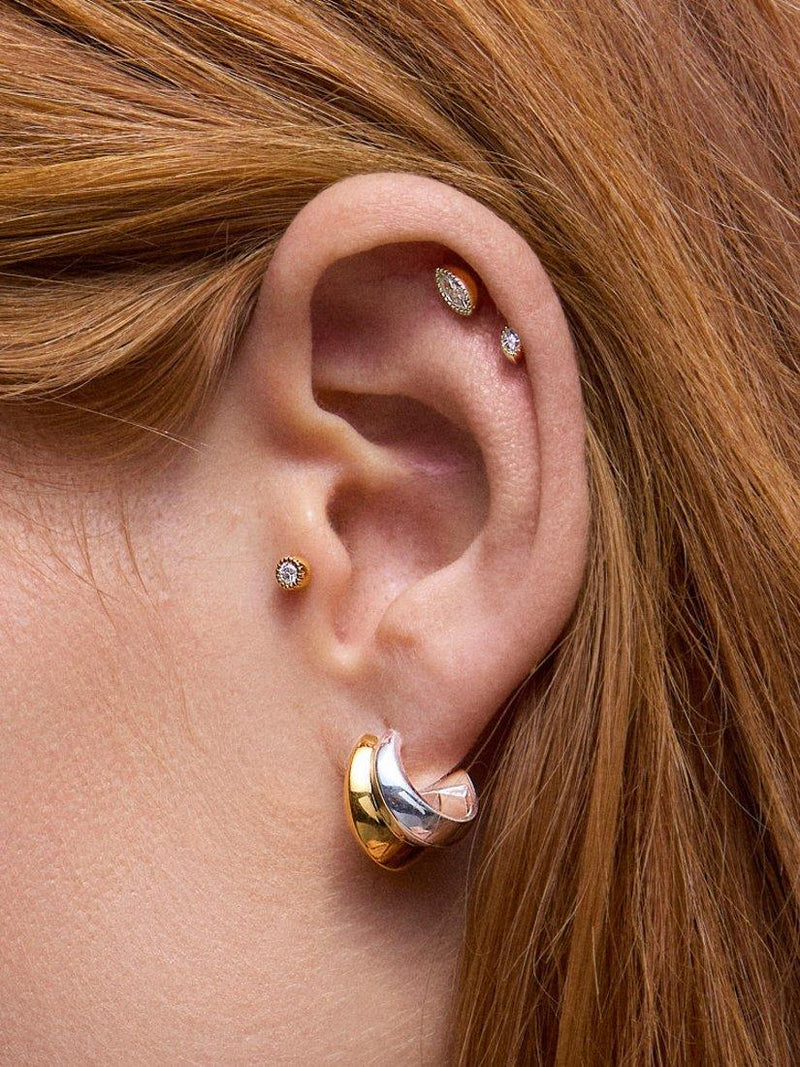 Dinny Hall large double hoop earrings - British product
