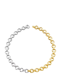 Dinny Hall Chariot Link necklace silver gold chain, UK version