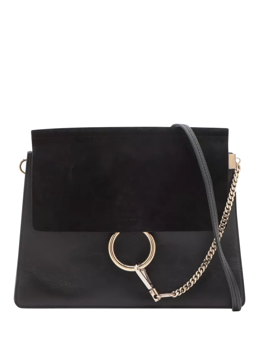 Chloé Faye shoulder bag black, UK version