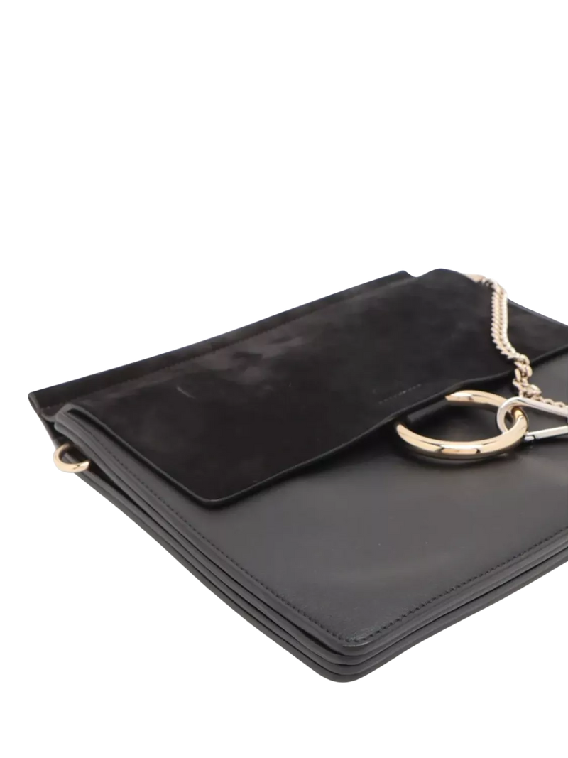 Chloé Faye shoulder bag black, UK version