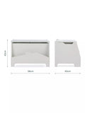 CuddleCo play house storage box white, UK version