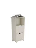 CuddleCo Play House Storage Unit in white, imported from the UK