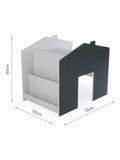 CuddleCo white playhouse desk with bench for kids (British brand)