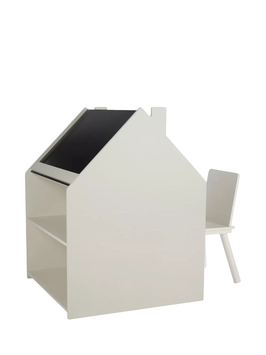CuddleCo Play House activity desk and chair in white - British product