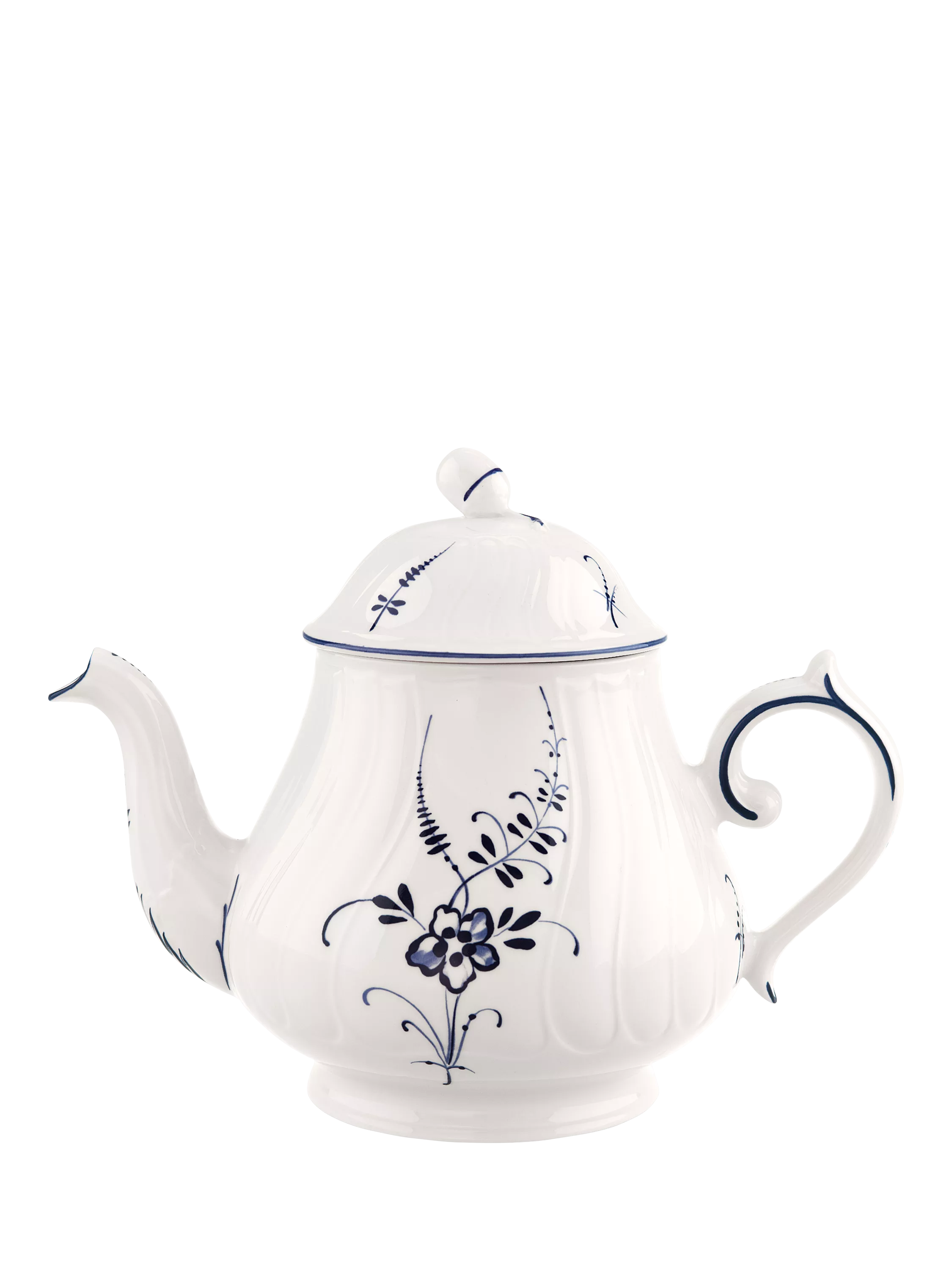Villeroy & Boch Old Luxembourg teapot blue white 1.13L (British brand)