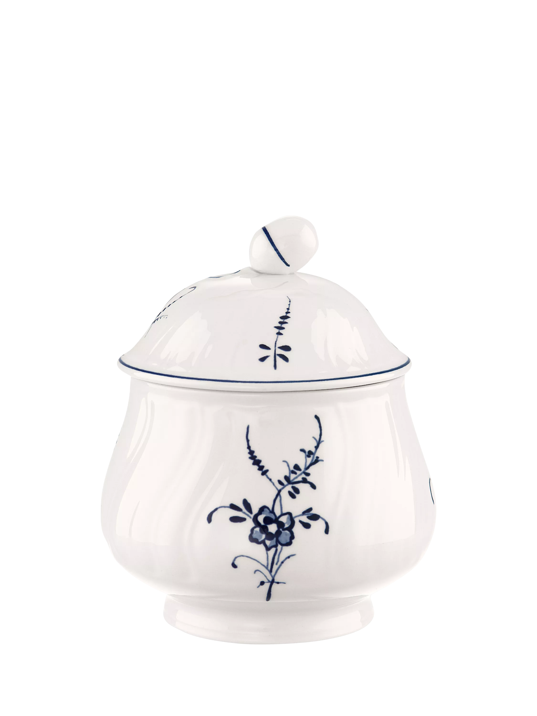 Villeroy & Boch Old Luxembourg porcelain sugar pot and lid, imported from the UK