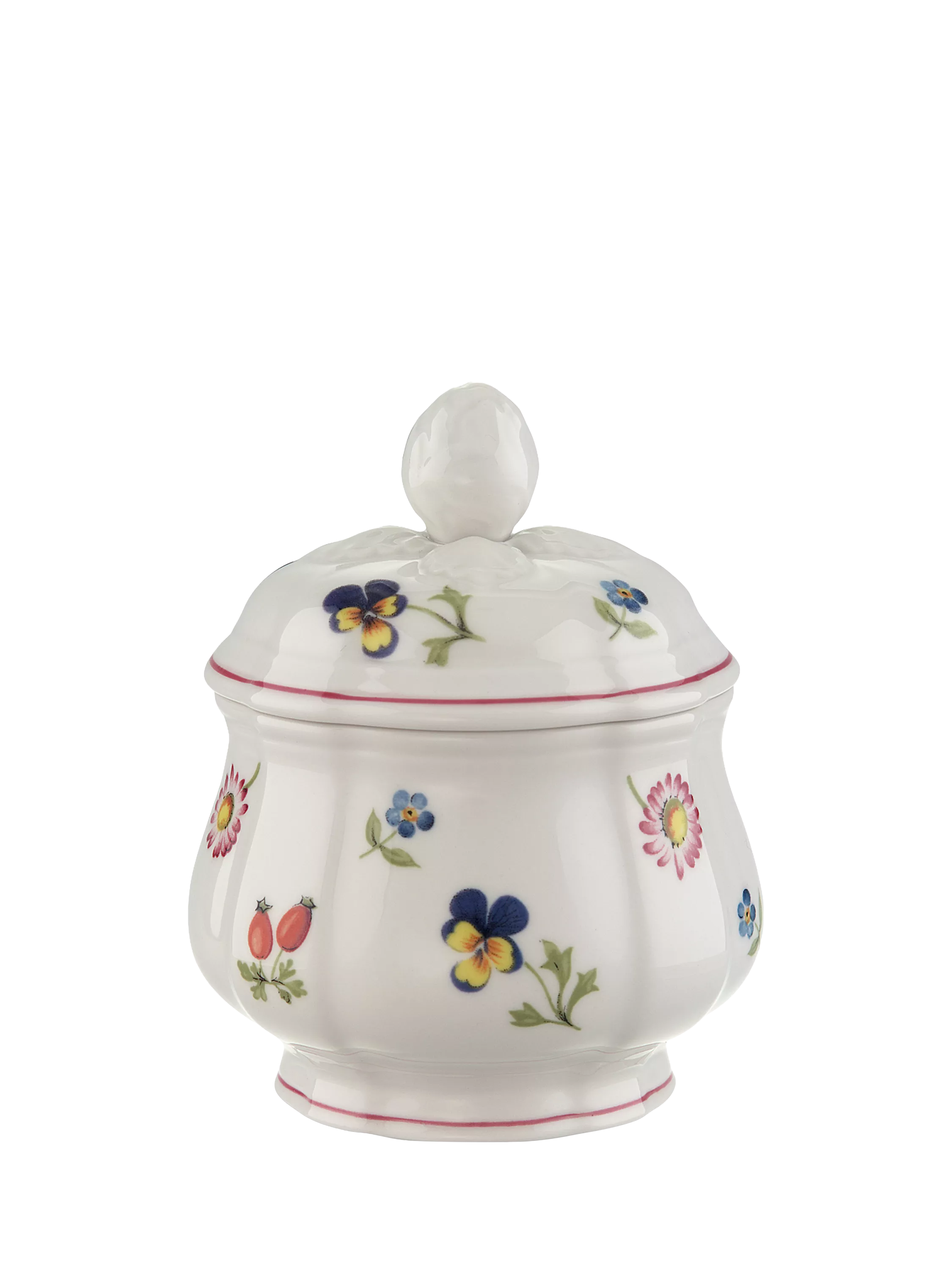 Villeroy & Boch Petite Fleur porcelain sugar pot, imported from the UK