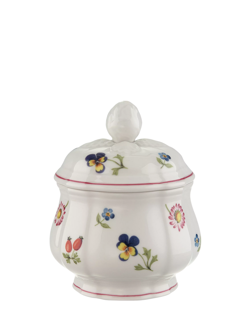 Villeroy & Boch Petite Fleur porcelain sugar pot, imported from the UK