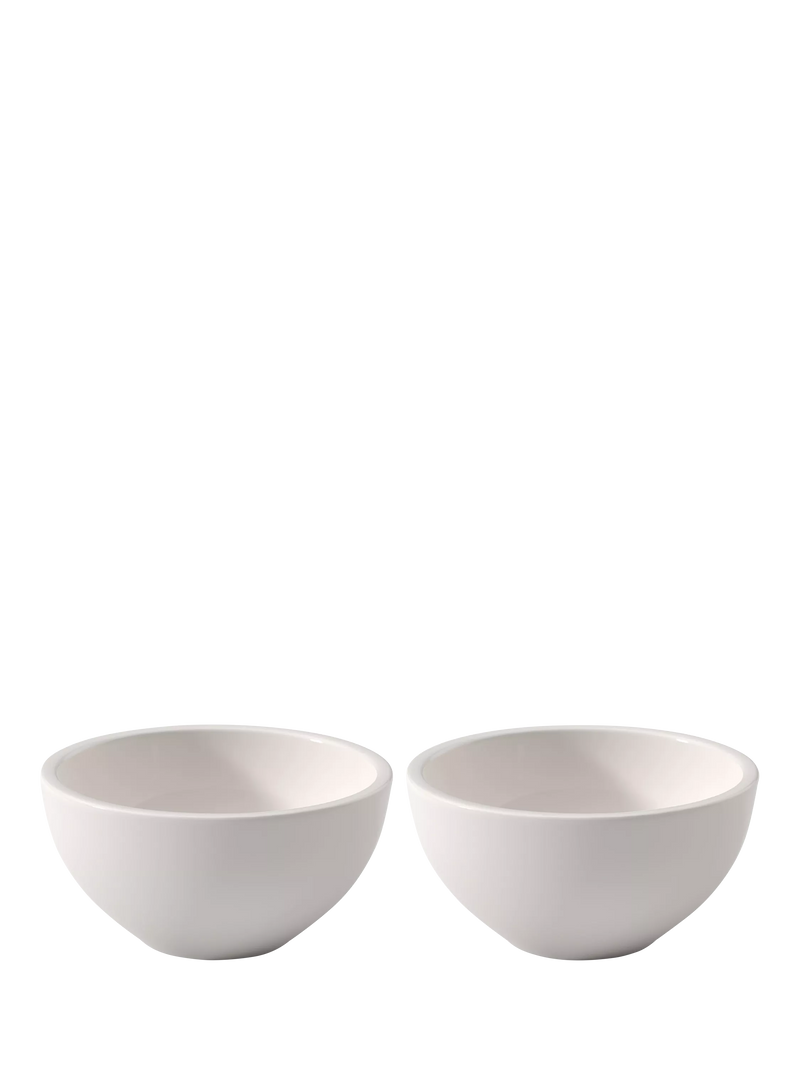 Villeroy & Boch porcelain cereal bowl set of 2 white 14cm - British product