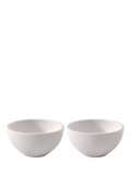 Villeroy & Boch porcelain cereal bowl set of 2 white 14cm - British product