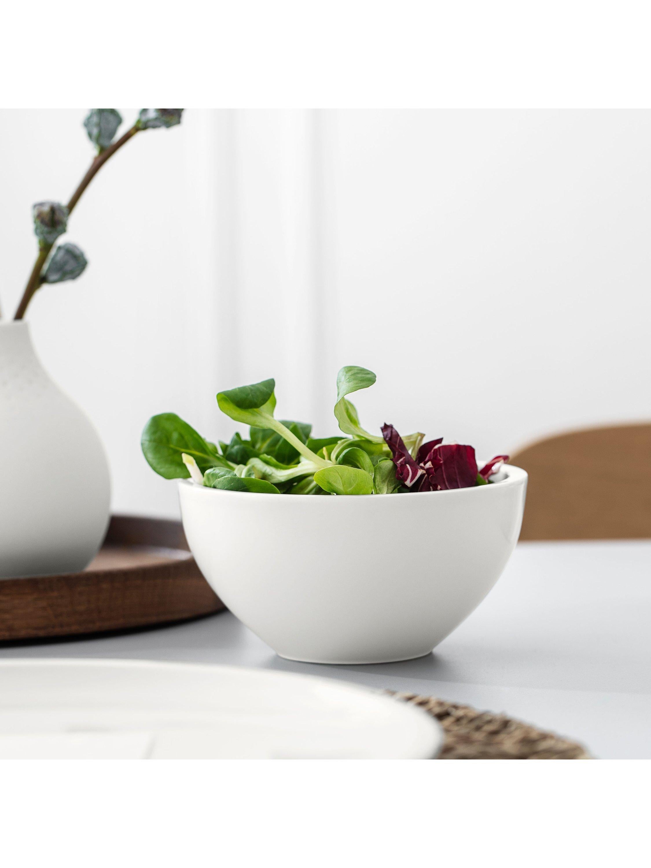 Villeroy & Boch porcelain cereal bowl set of 2 white 14cm - British product